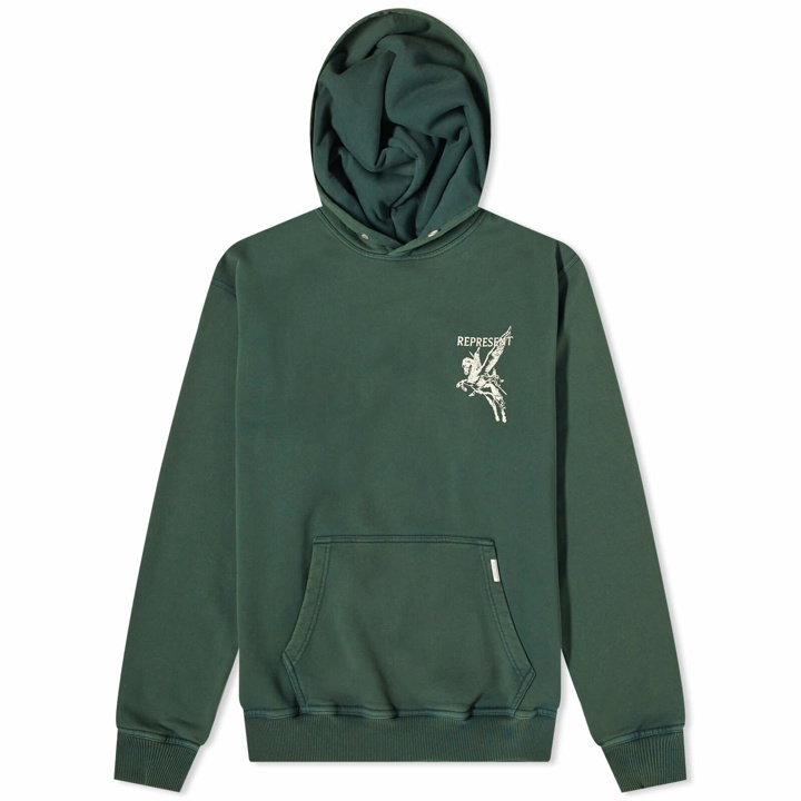 Photo: Represent Men's Power And Speed Hoodie in Forrest Green