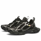 Balenciaga Men's 3XL Charm Sneaker in Black/Silver