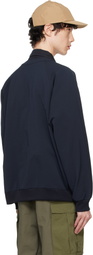 nanamica Navy ALPHADRY Cardigan