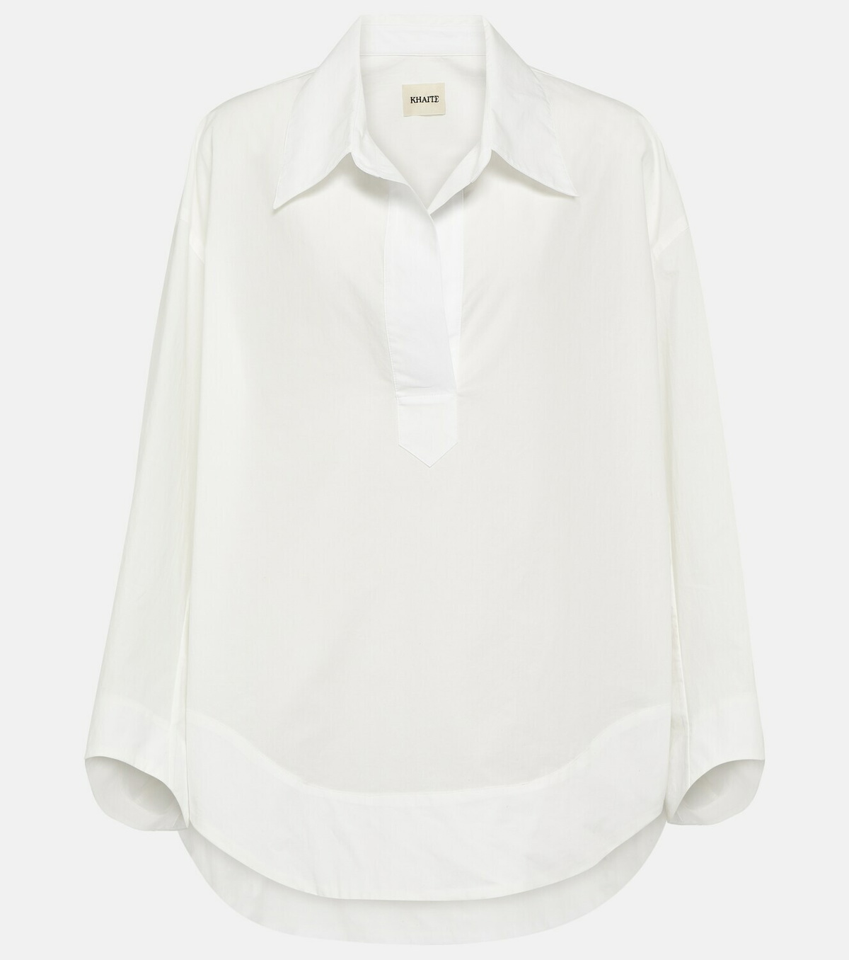 Khaite Melan cotton poplin shirt