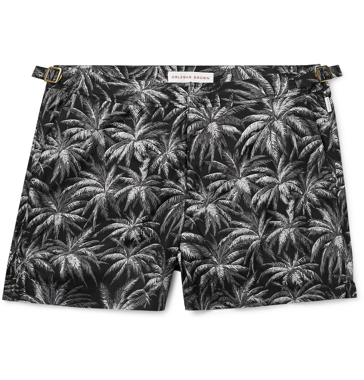 Photo: Orlebar Brown - Setter X Slim-Fit Mid-Length Printed Swim Shorts - Black