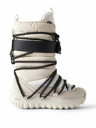 Moncler Grenoble - Trailgrip Après Rubber-Trimmed GORE-TEX Snow Boots - Neutrals
