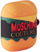 Moschino Orange & Black Hamburger Airpods Headphone Case