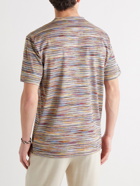 Missoni - Striped Cotton-Jersey T-Shirt - Red