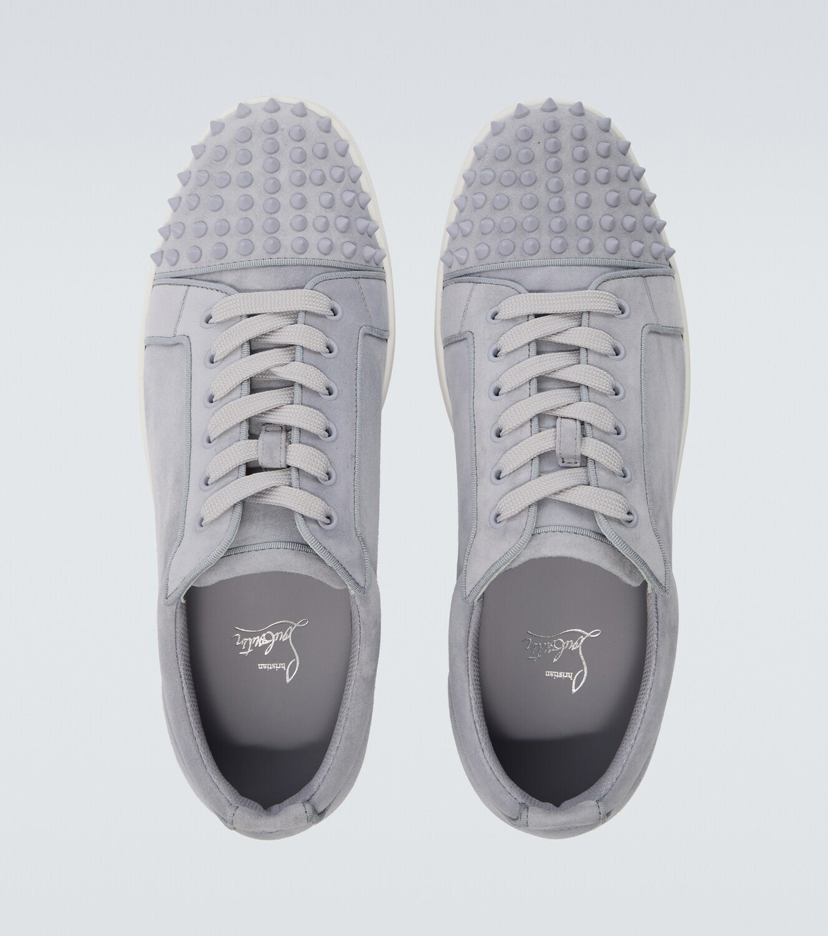 Christian Louboutin Louis Junior Spikes suede sneakers