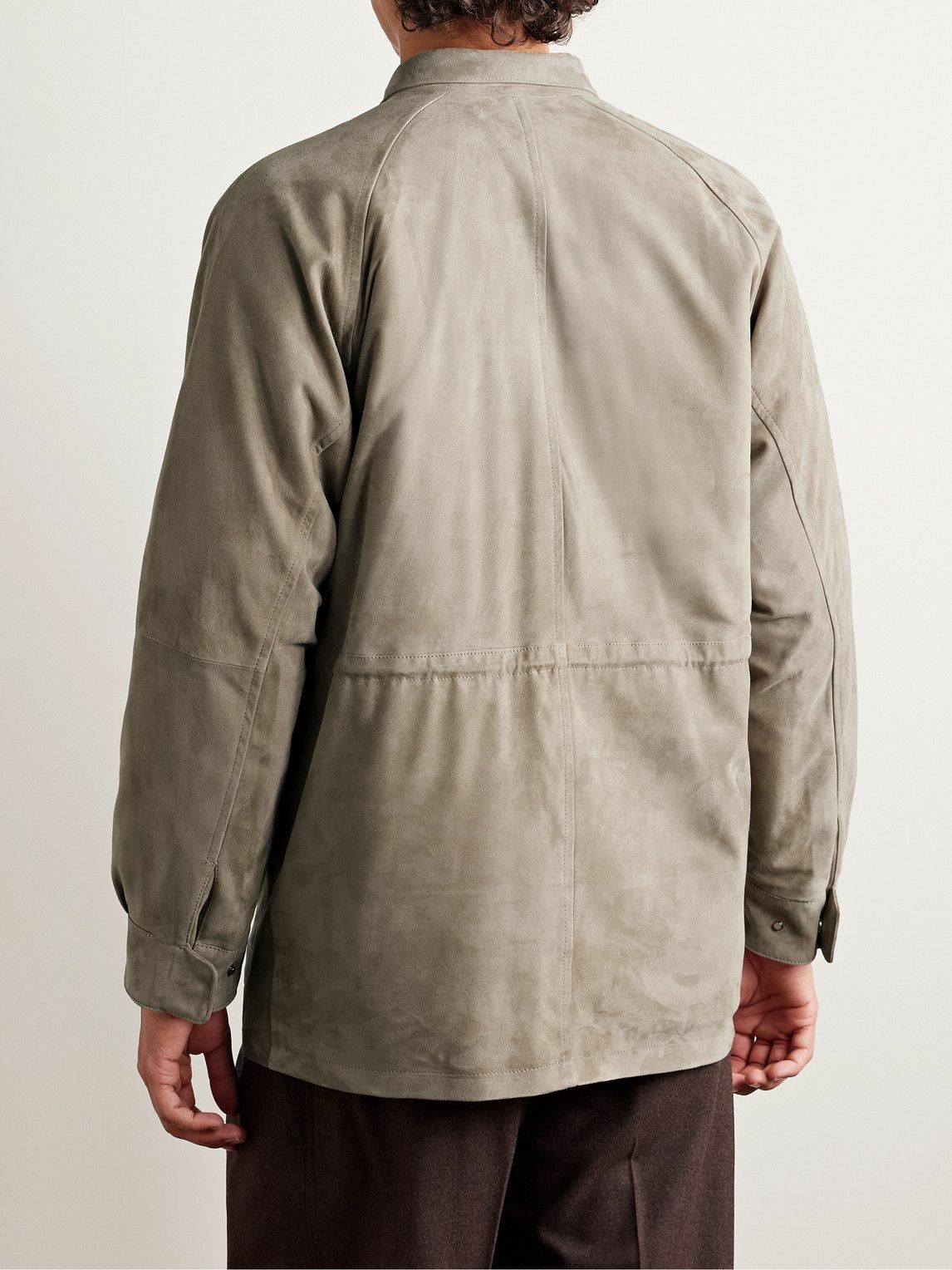 Stòffa - Traveller Suede Jacket - Neutrals