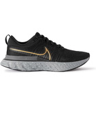 Nike Running - React Infinity Run 2 Flyknit Running Sneakers - Black