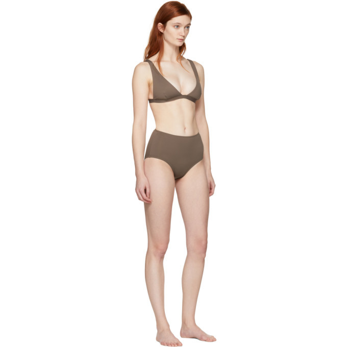 Her Line Brown Audrey Bikini Top