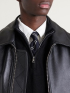 Mr P. - James Cashmere Half-Zip Sweater - Black
