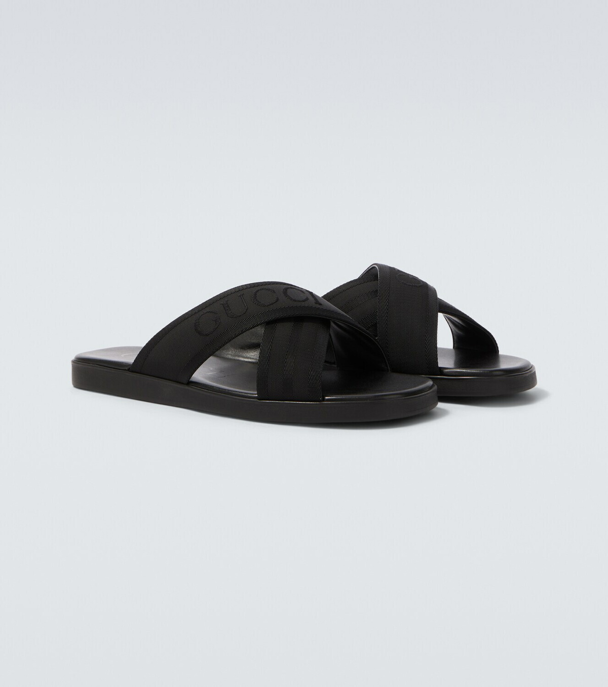 Gucci Logo jacquard sandals