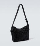 Nanushka - Busket Baguette woven shoulder bag