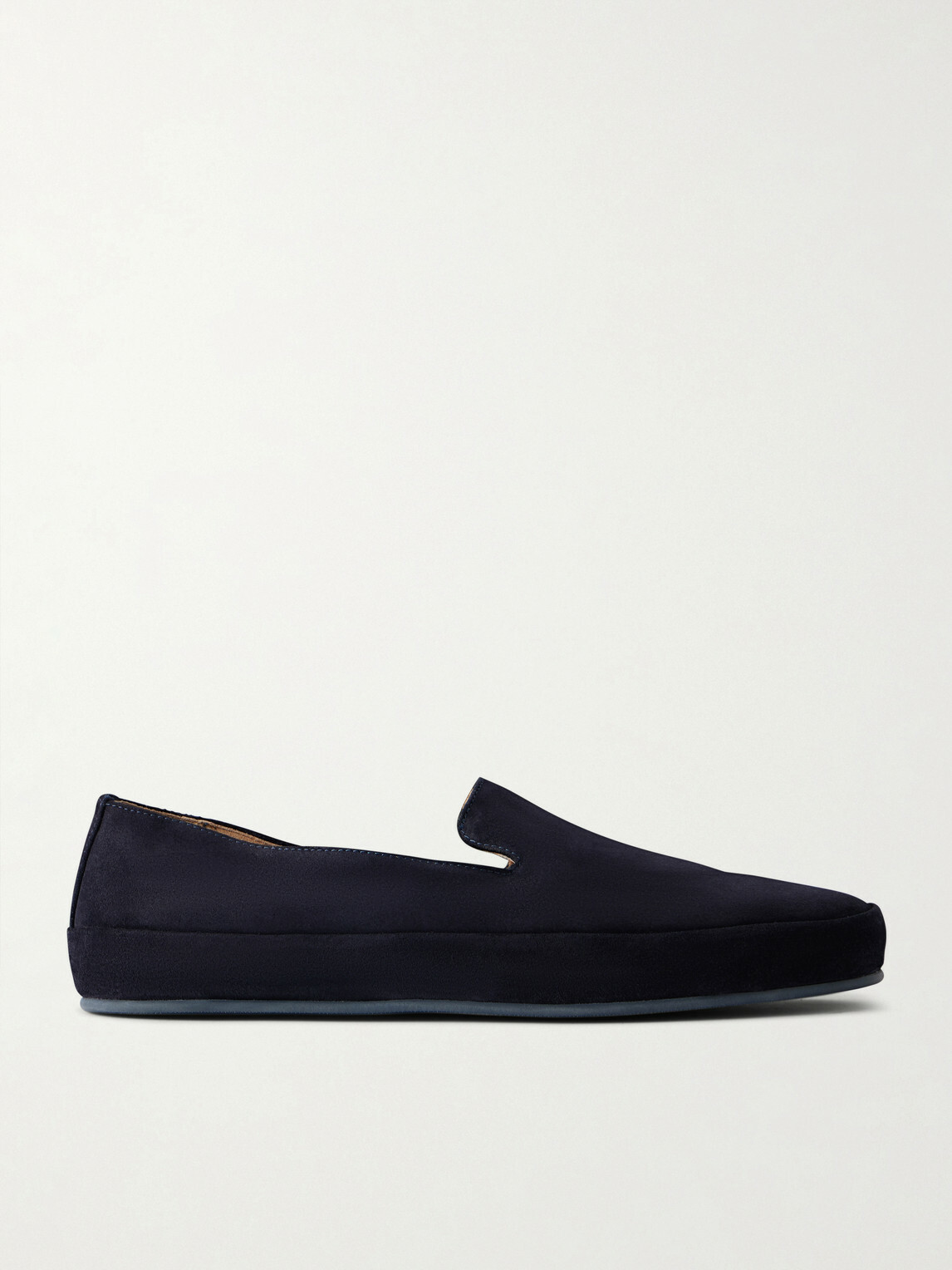 Mulo - Evening Suede Loafers - Blue