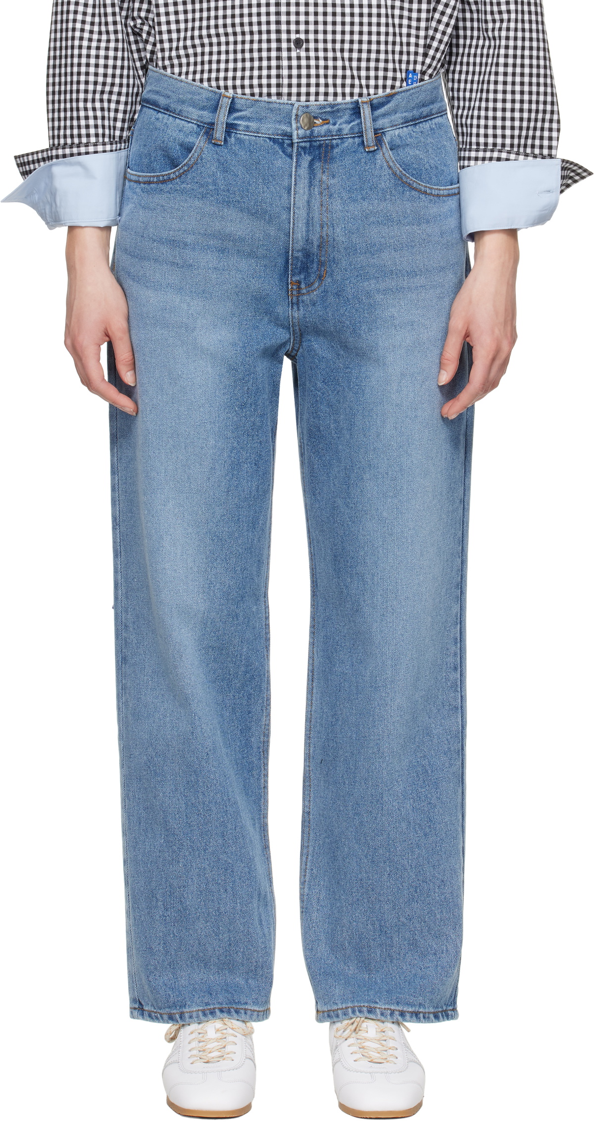 ADER error Blue Sig; TRS Tag 01 Jeans