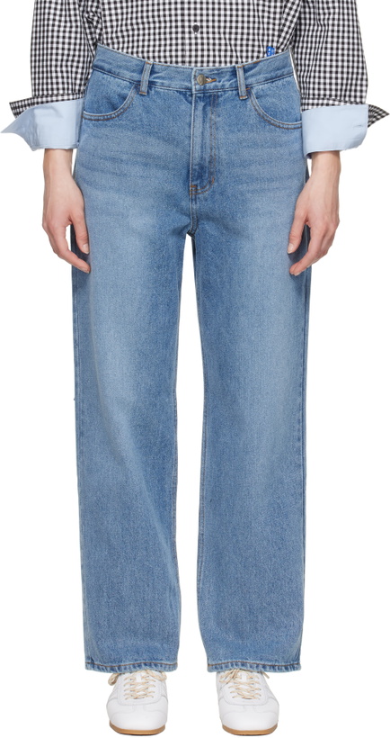 Photo: ADER error Blue Sig; TRS Tag 01 Jeans
