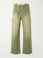 NAHMIAS - Gardener Utility Wide-Leg Drawstring Jeans - Green