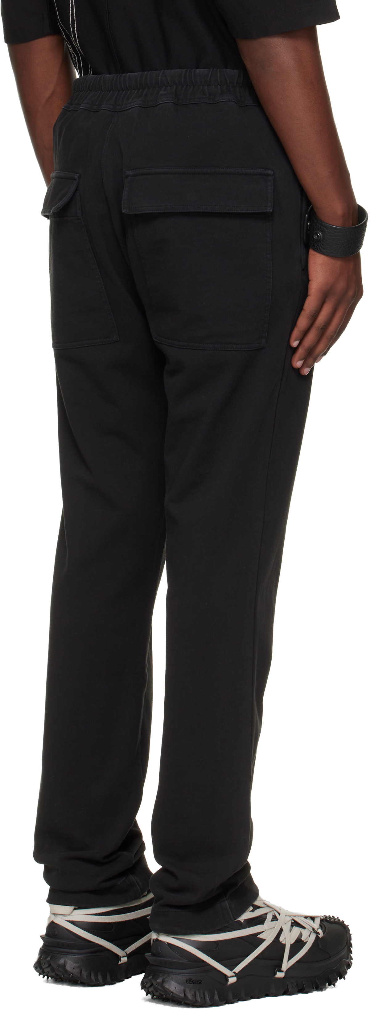 Rick Owens Moncler + Rick Owens Black Jogger Sweatpants