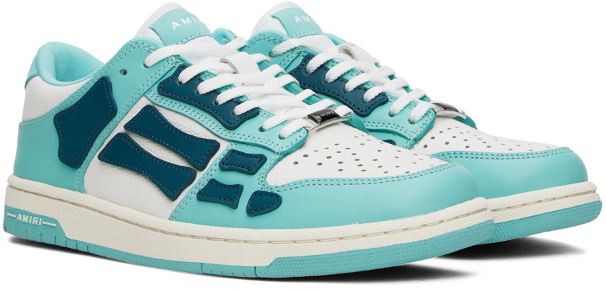 AMIRI Blue & White Skel Top Low Sneakers Amiri