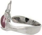 Alan Crocetti Silver & Pink Ember Ring