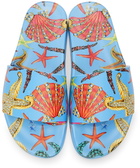 Versace Blue Trésor De La Mer Slides