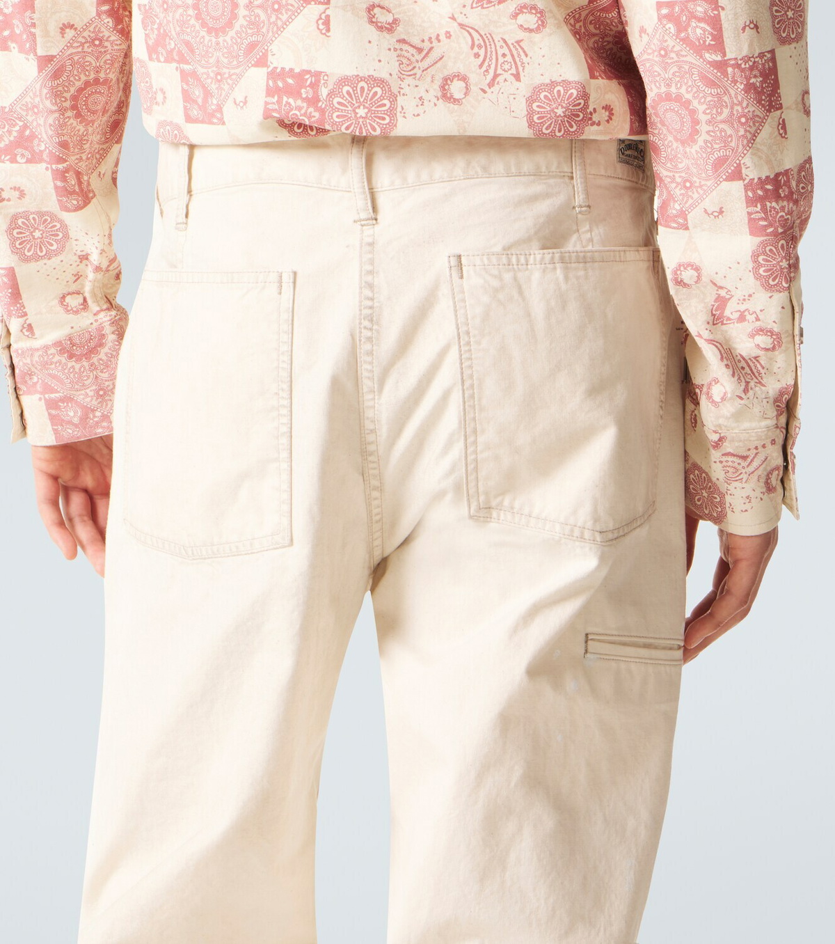 RRL Cotton canvas straight pants