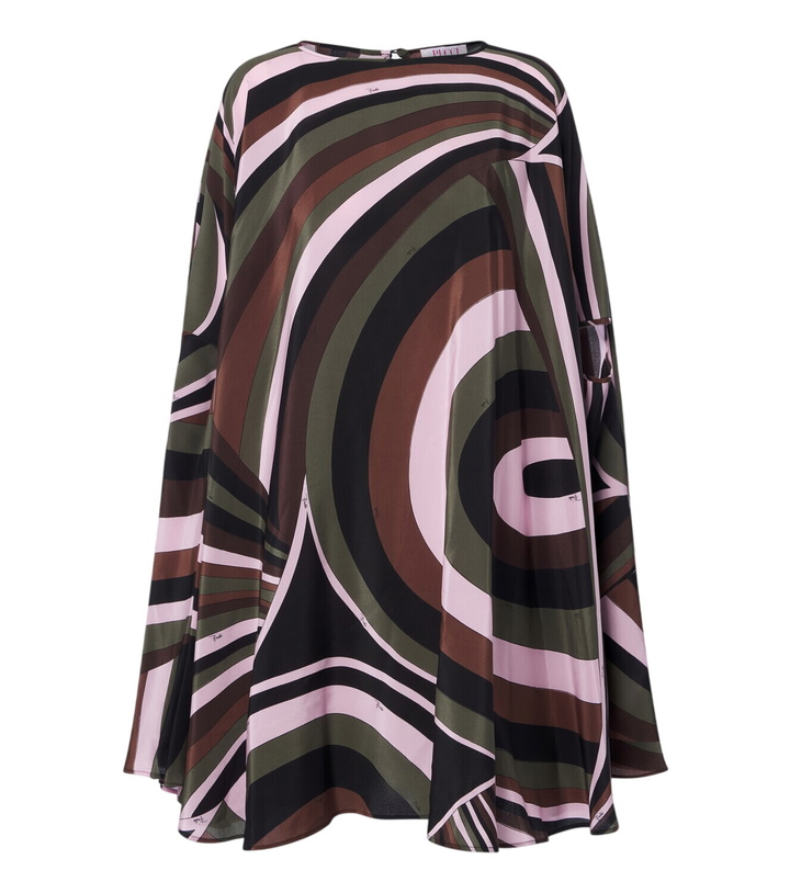 Photo: Pucci Iride crêpe de chine silk kaftan