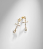 Shay Jewelry 18kt gold (750/1000) drop earrings with diamonds