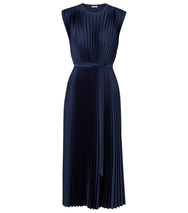 Photo: Joseph Volta plissé belted crêpe midi dress