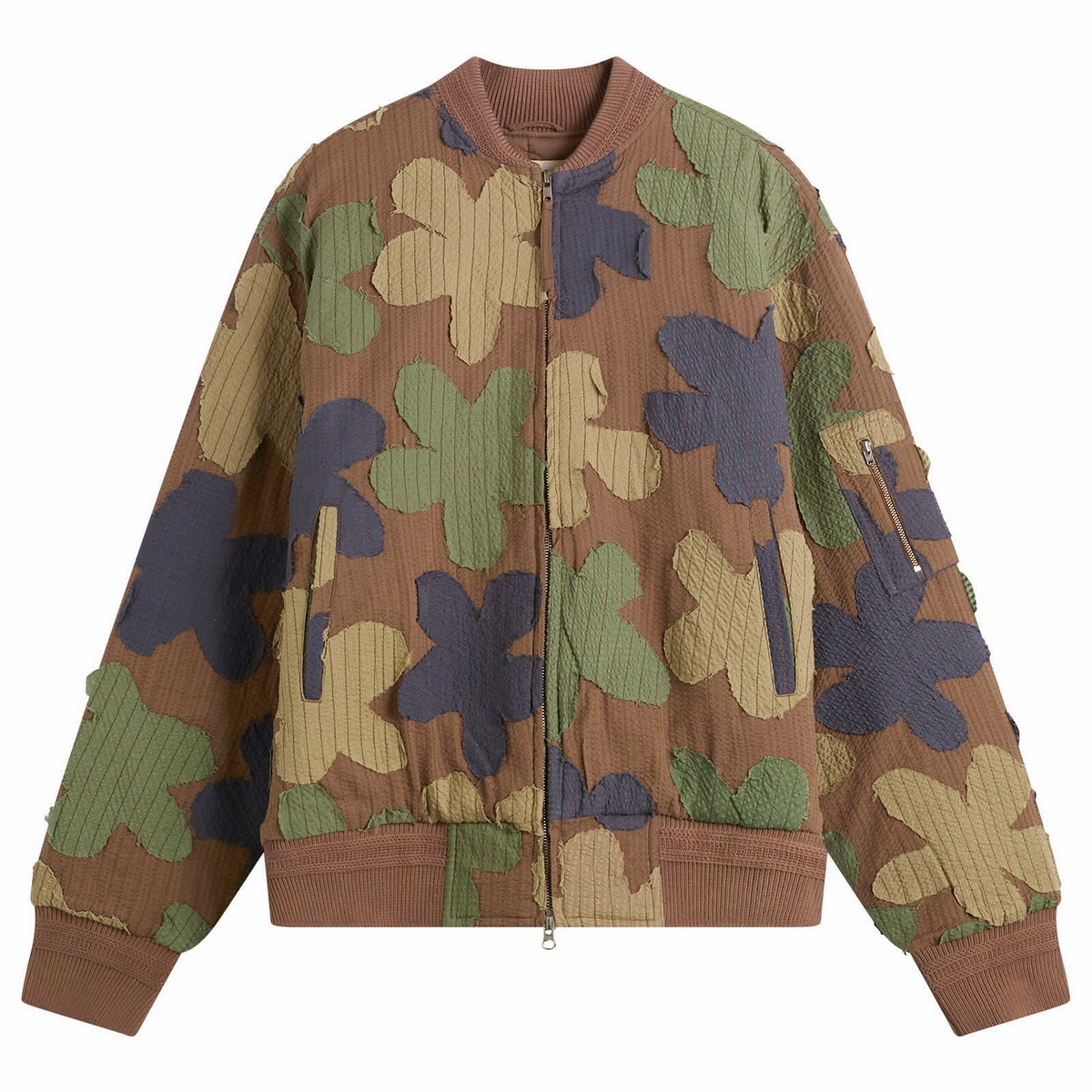 Kardo Men's Max Camo Bomber Jacket in Olive