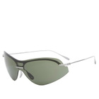 SOAR x Cubitts Sirrus Sunglasses in Silver/Green 