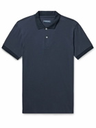 Frescobol Carioca - Dias Piqué Polo Shirt - Blue