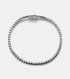 Roxanne First 14kt white gold tennis bracelet with sapphires