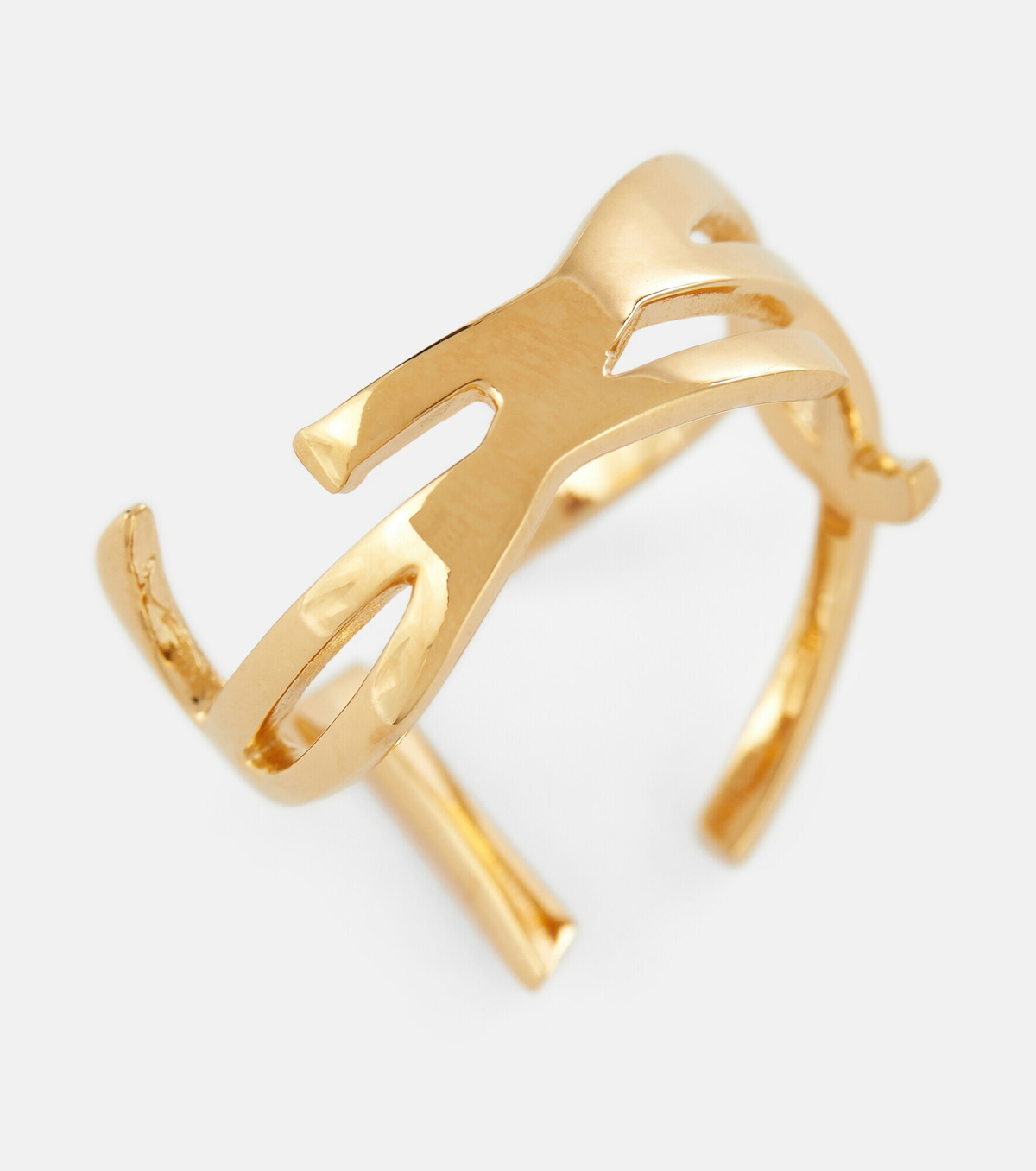 SAINT LAURENT Twist Ring ツイストリング Saint Laurent Opyum Twist Ring | Vivrelle