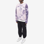 Homework Men's Under Construction Tie Dye Crew Sweat in Purple