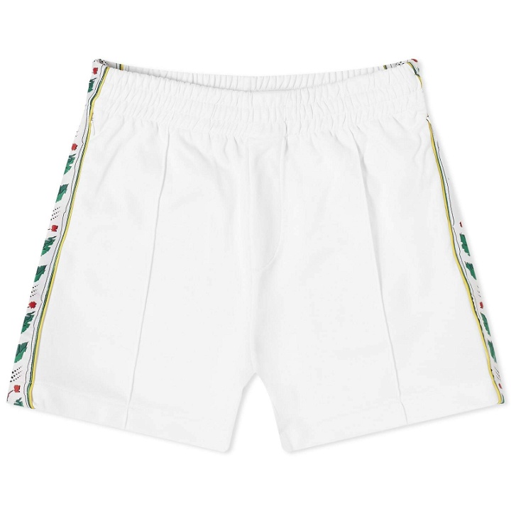 Photo: Casablanca Men's Laurel Track Shorts in White