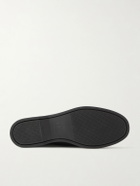 Brioni - Leather Boat Shoes - Black