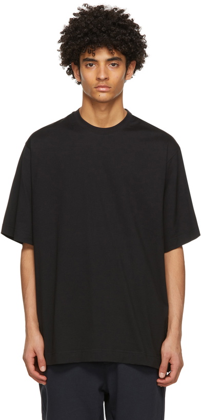 Photo: Y-3 Black Classic Logo T-Shirt