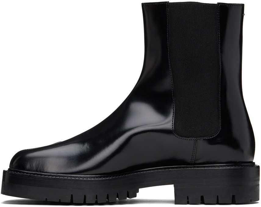 Maison Margiela Black Tabi Chelsea Boots
