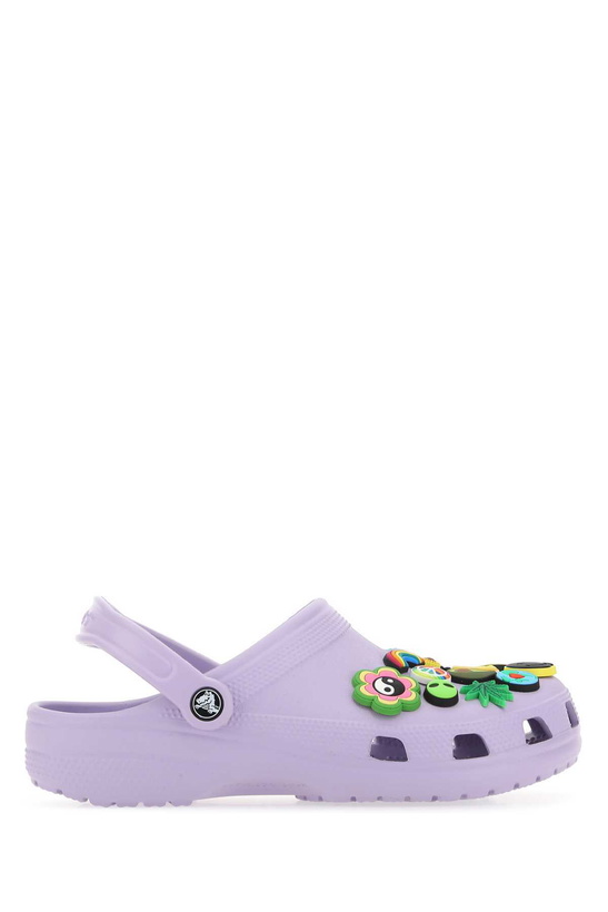 Photo: Crocs Lilac Crosliteâ ¢ Classic Mules