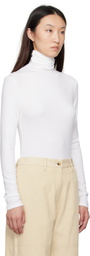 LE17SEPTEMBRE White Asymmetrical Turtleneck