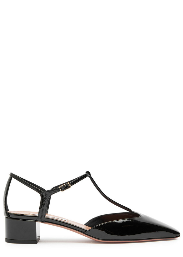 Photo: Aquazzura Sorbonne 35 Patent Leather Pumps