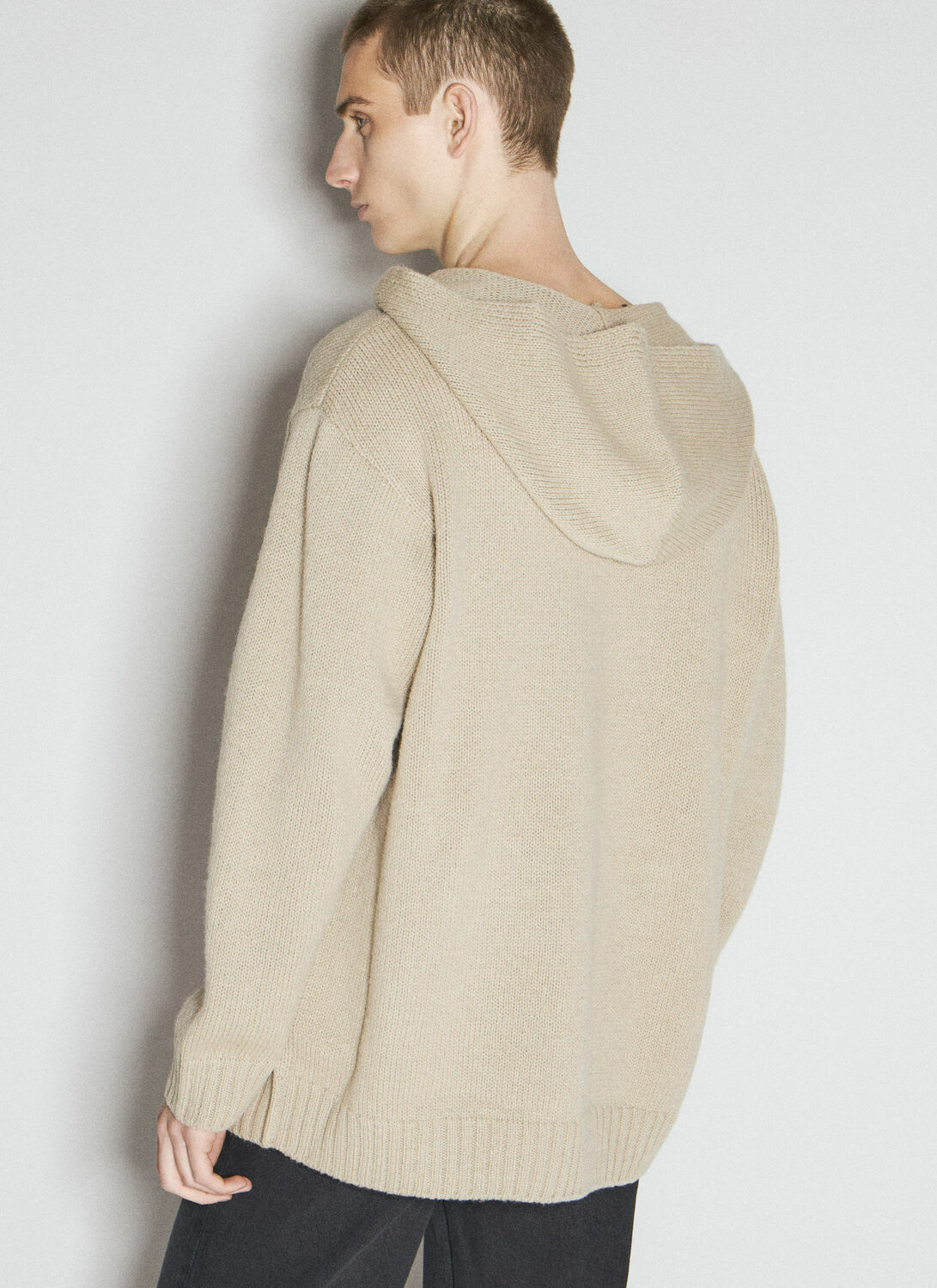 UNDERCOVER Lace-Up Hooded Sweater