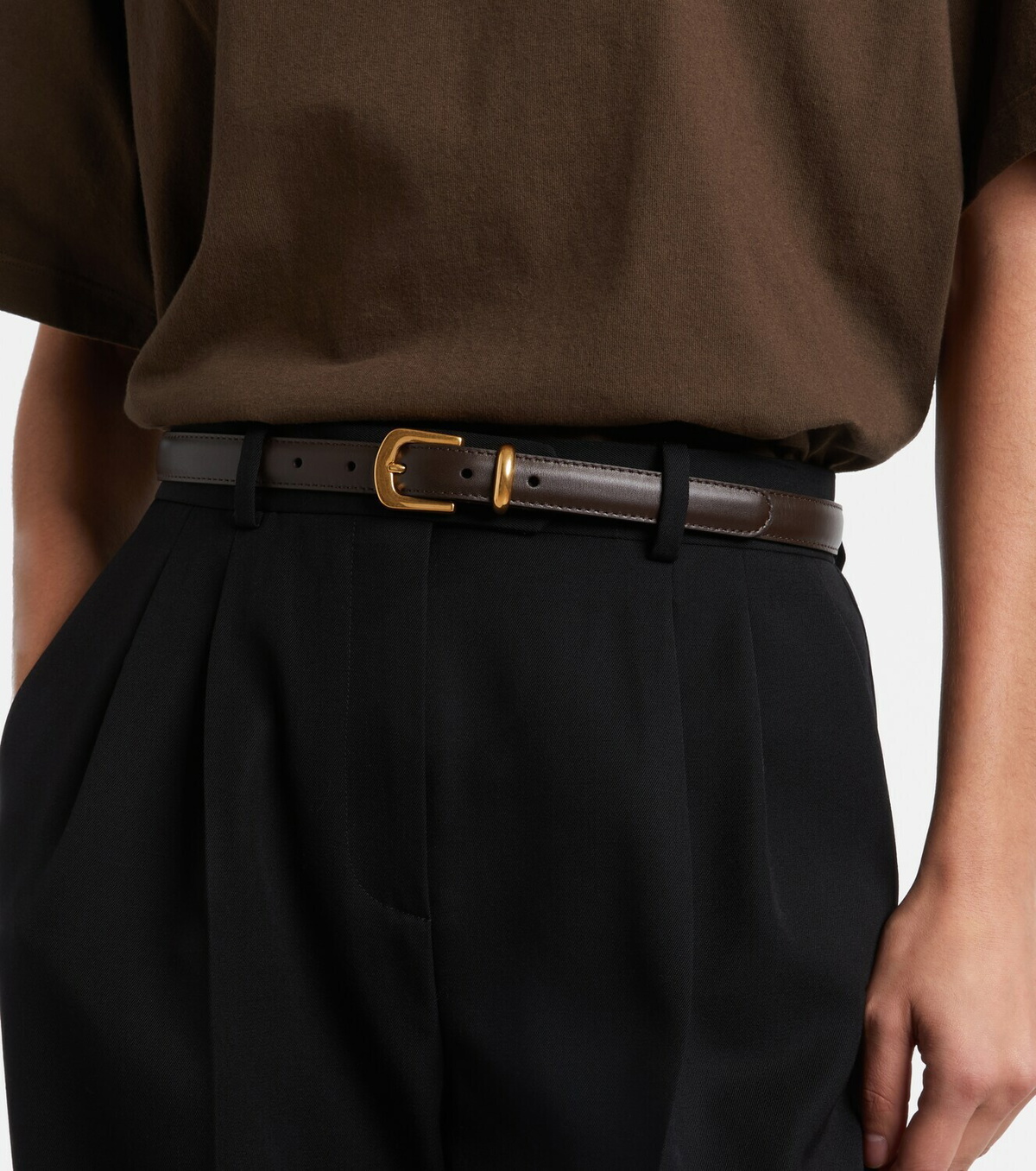 The Row Ring leather belt