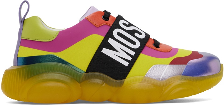 Photo: Moschino Multicolor Teddy Sneakers