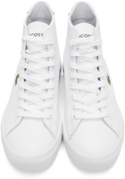 Lacoste White Gripshot Mid Sneakers