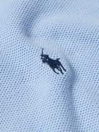 Polo Ralph Lauren - Cotton-Mesh Half-Zip Sweater - Blue