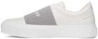 Givenchy White & Gray City Sport Sneakers
