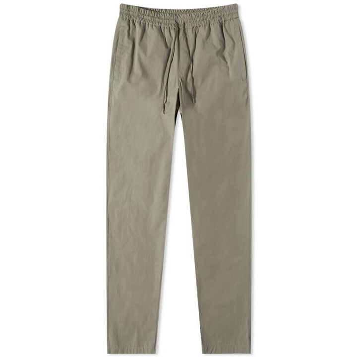 Photo: A.P.C. Men's New Kaplan Drawstring Trousers in Grey Green