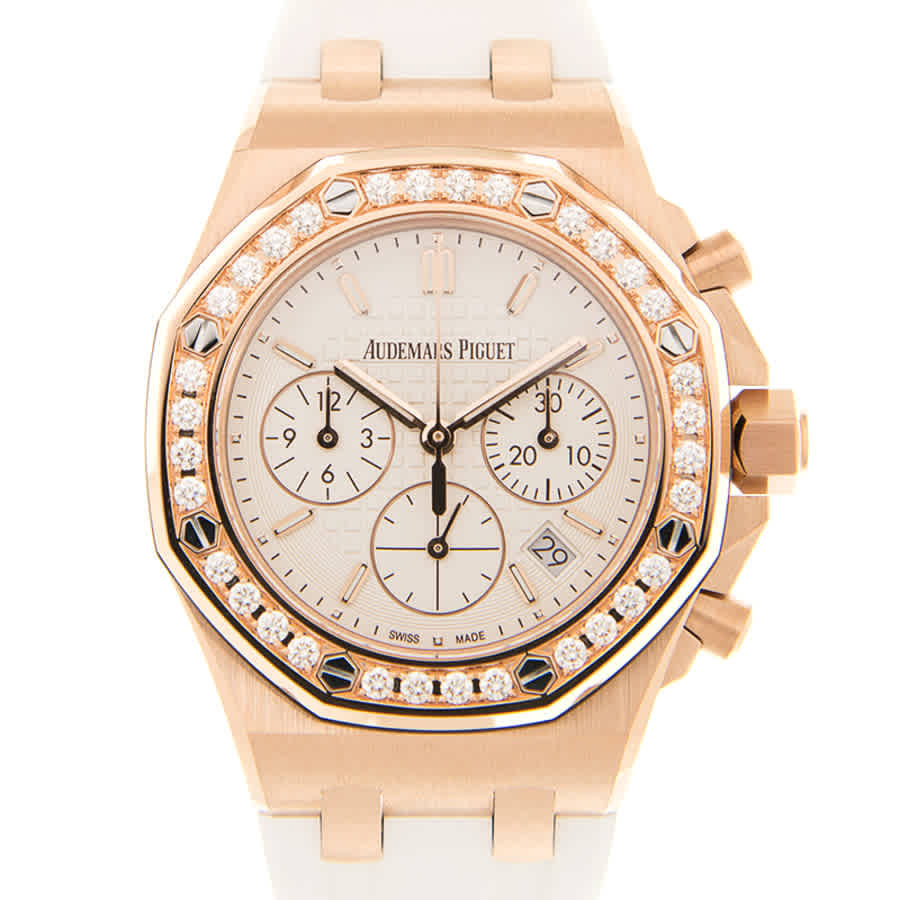 Audemars Piguet Royal Oak Offshore Silver Dial Automatic Ladies Chronograph Watch 26231OR.ZZ.D010CA.01