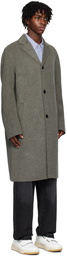 Acne Studios Gray Single-Breasted Coat