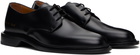 Common Projects Black Polished Leather Derbys
